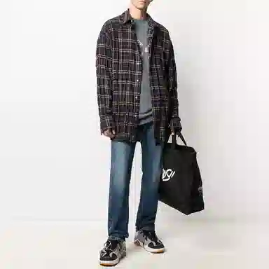Palm Angels SS21 Logo Check Shirt