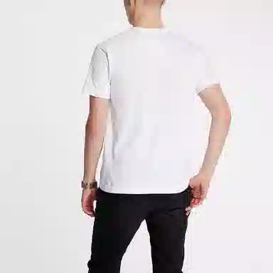 CDG Play Camouflage With Upside Down Heart T-Shirt T