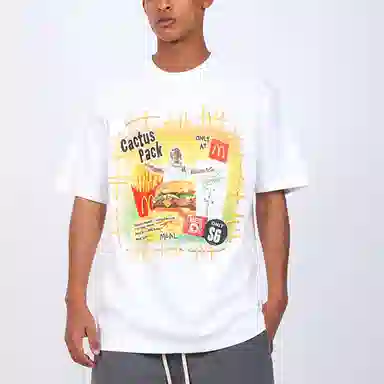 Travis Scott Cactus Jack x McDonald's T-Shirt White
