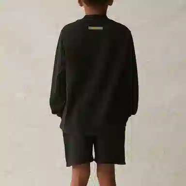 Fear of God Essentials SS21 Kids Long Sleeve Tee Stretch Limo LogoT