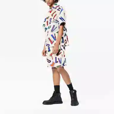 Louis Vuitton x NBA Basketball Print Shirt White