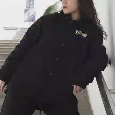 Thrasher Coach Jacket Black