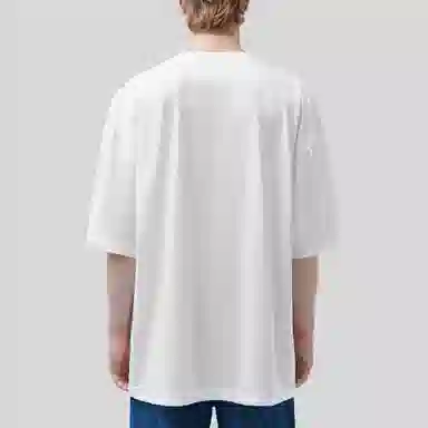 Balenciaga Logo Print T-Shirt White