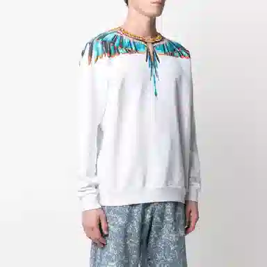 Marcelo Burlon Wings Crewneck Sweatshirt White
