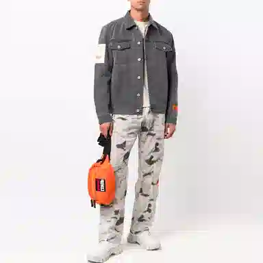 Heron Preston SS21 Denim Jacket Grey