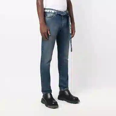 OFF-WHITE FW21 Blue Jeans