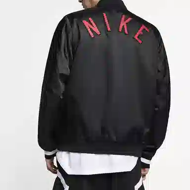 Nike Air Woven Baseball Jacket Black