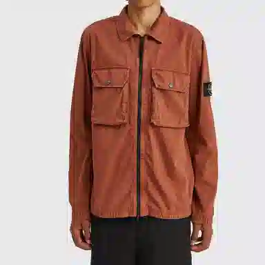 Stone Island FW21 Brick Red Jacket