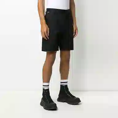 Versace Logo Shorts Black
