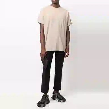 Fear of God Logo T-Shirt Oatmeal