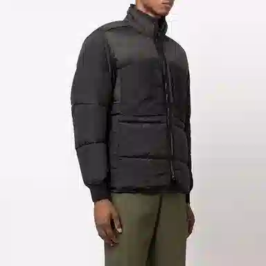 Stone Island Down Jacket Black