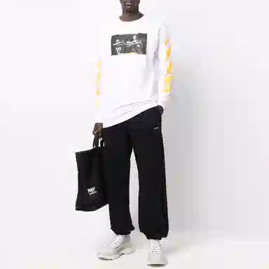 OFF-WHITE FW21 Long Sleeve Tee White