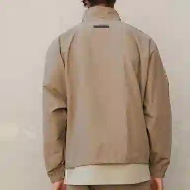 Fear of God Essentials FW21 Half Zip Track Jacket Harvest