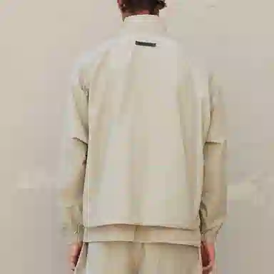 Fear of God Essentials Half Zip Track Jacket Pistachio