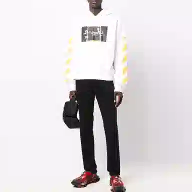 OFF-WHITE FW21 Caravaggio Print Hoodie