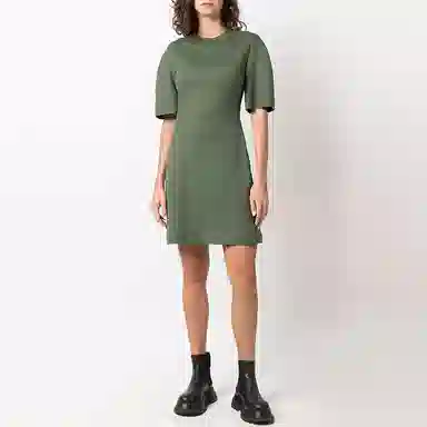 Alexander McQueen FW21 Green Dress