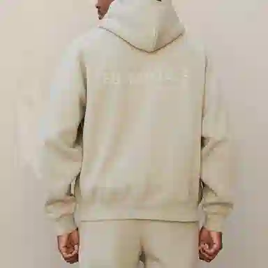 Fear of God Essentials Pullover Hoodie Pistachio FW21 Logo
