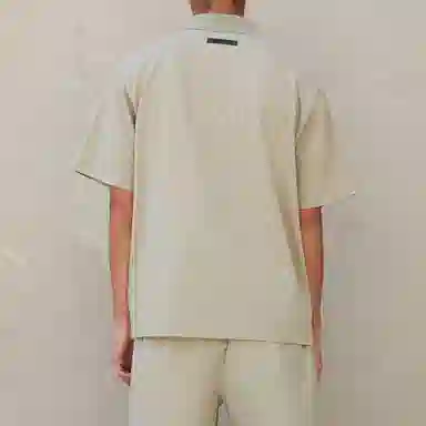 Fear of God Essentials FW21 Ss Polo Pistachio LogoPolo