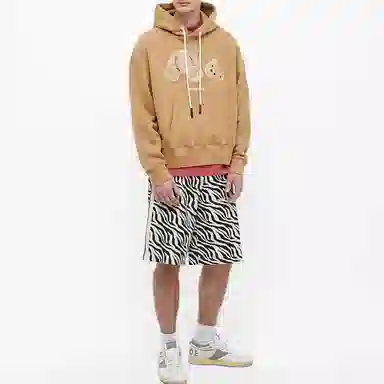 Palm Angels Bear Hoodie Khaki