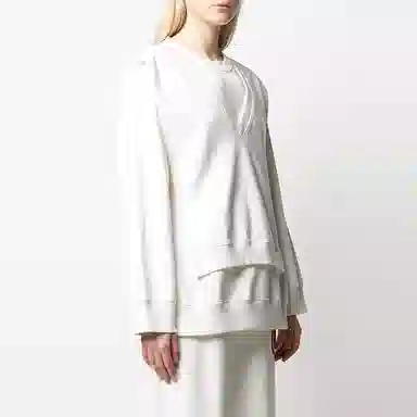 MM6 Maison Margiela FW21 Pullover White