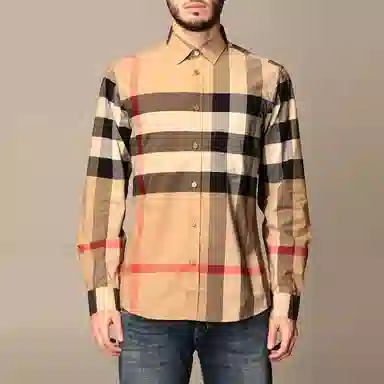 Burberry Check Long Sleeve Shirt