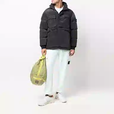 Stone Island Down Jacket Anthracite
