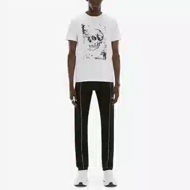 Alexander McQueen SS22 Skull Logo T-Shirt White