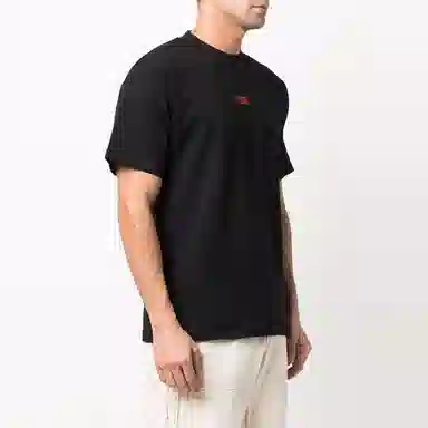 GCDS Logo Print T-Shirt Black