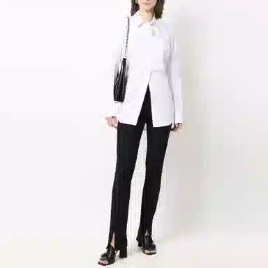 Alexander Wang SS22 White Long Sleeve Shirt