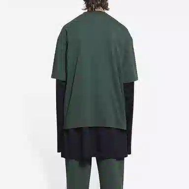 Balenciaga SS22 City Series Green Tee