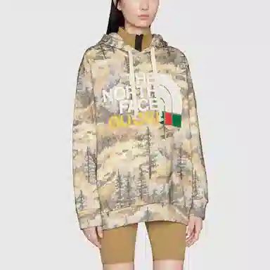 Gucci x The North Face Forest Print Hoodie