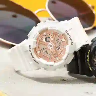 CASIO G-SHOCK BABY-G GM-5600-1+BA-110-7A1ER