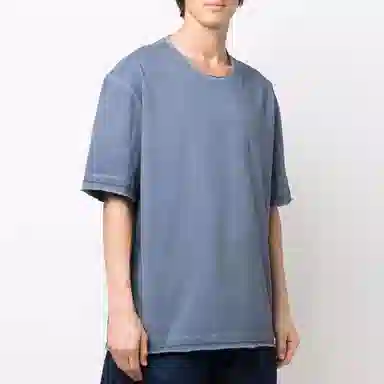 Maison Margiela SS22 Logo T-Shirt Blue