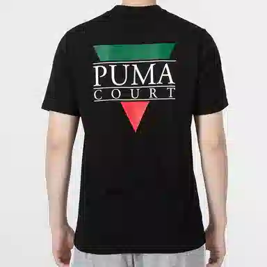 PUMA Tennis Club Graphic Tee Black