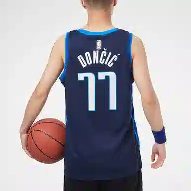 Nike NBA Mavericks Doncic 77 Navy