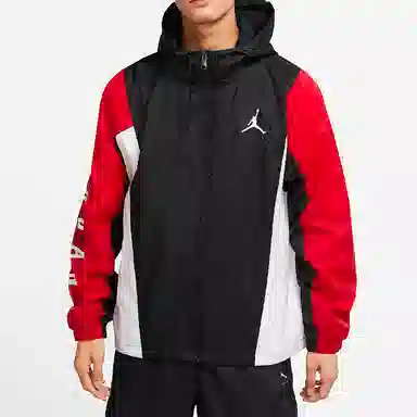 Jordan Logo Windbreaker Jacket Black