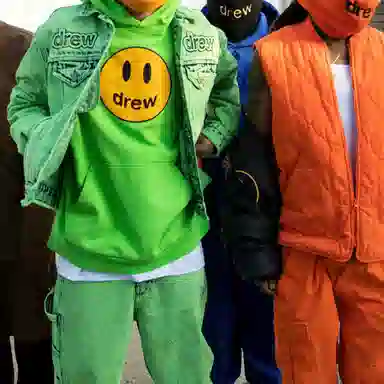 Drew House SS22 Mascot Hoodie Lime