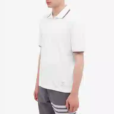 Thom Browne FW22 Polo Shirt White