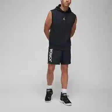 Jordan Hoodie Vest Black