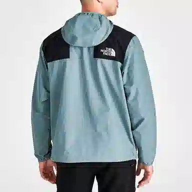 The North Face Logo Hoodie Jacket Misty Blue