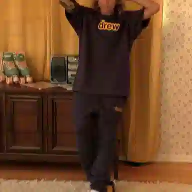 Drew House secret ss tee navy T