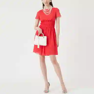 Emporio Armani SS22 Red Dress