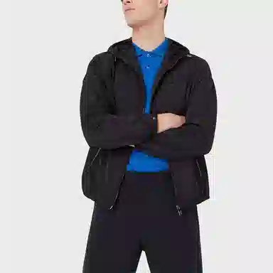 Emporio Armani FW21 Hooded Jacket Navy