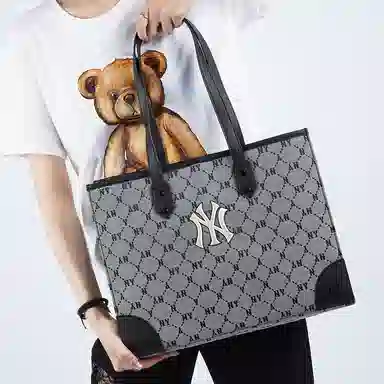 MLB Monogram Tote Bag Grey