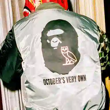 BAPE x Ovo FW22 Jacket Green