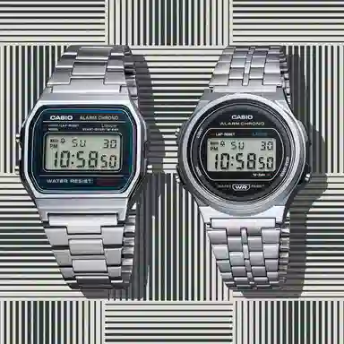 CASIO YOUTH 36.8*33.2mm A158WA-1
