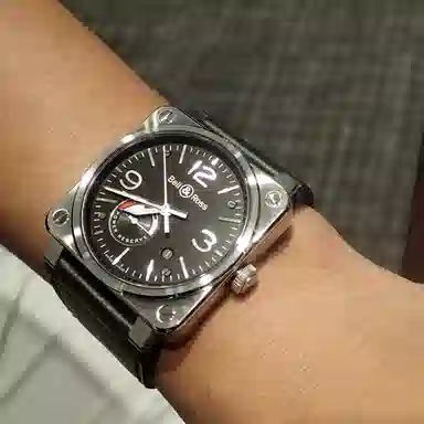 BELL ROSS 03 100 42mm BR0397-BL-SISCA