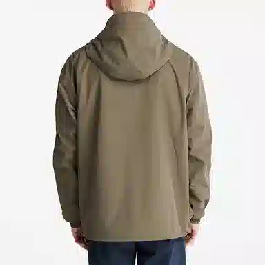 Timberland Waterproof Hooded Pullover Jacket Military Green