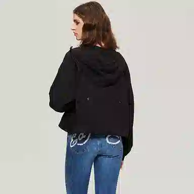 Ed Hardy Tiger Logo Short Jacket Black