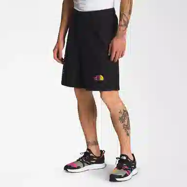 The North Face Logo Print Shorts Black